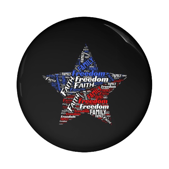 Faith Freedom Family Embrace Patriotic Unity USA Pin Buttons