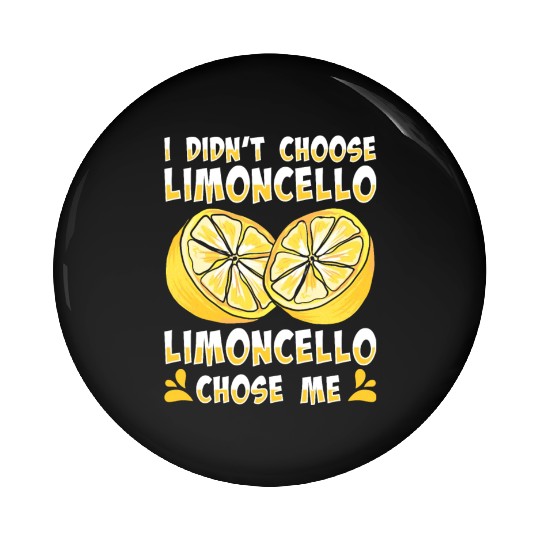 Italian Limoncello Lover Lemon Liquor Drinker Pin Buttons