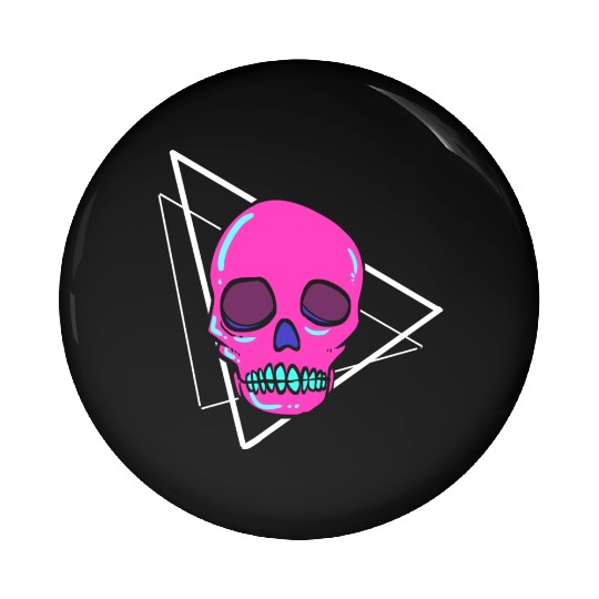 Dead Inside Skull Artist Gift Pin Buttons