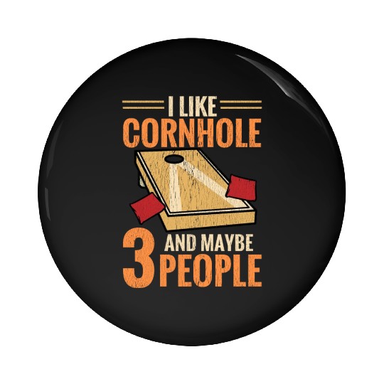 Funny Corn Hole Pin Buttons