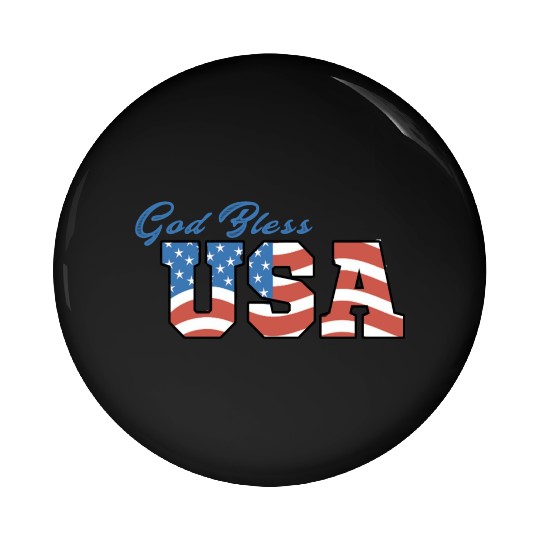 God Bless America Pin Buttons