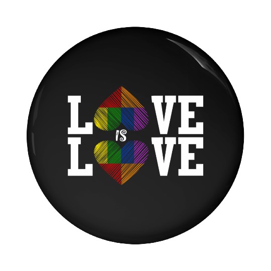 LOVE IS LOVE Pin Buttons