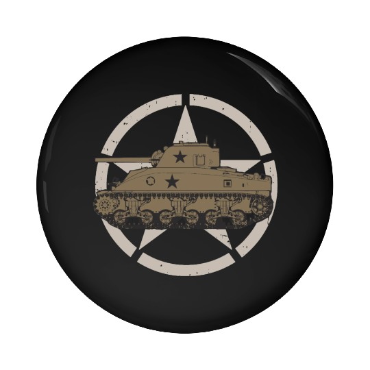 M4 Sherman | World War 2 Vehicle Pin Buttons