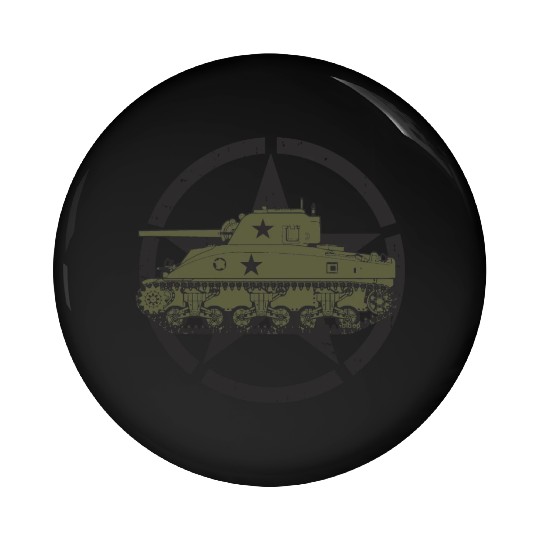 M4 Sherman | World War 2 Vehicle Pin Buttons