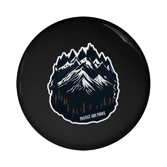 Natur Wildlife Outdoor Forest Camping Hiking Pin Buttons