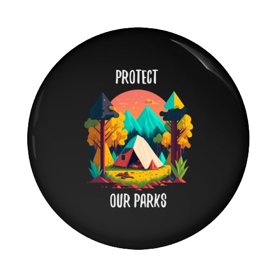 Natur Wildlife Outdoor Forest Camping Hiking Pin Buttons