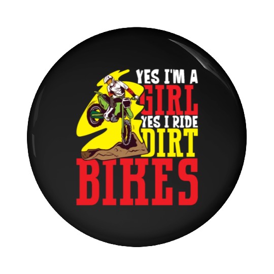 Dirt Bike Dirt Bike Riding Motocross Dirt Biking Pin Buttons