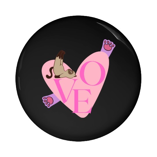 Love Cat nostalgia Pin Buttons