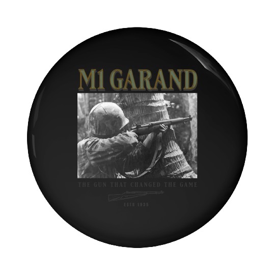 World War 2 Weapon M1 Garand Rifle Pin Buttons