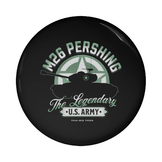 M26 Pershing | World War 2 Tank Pin Buttons
