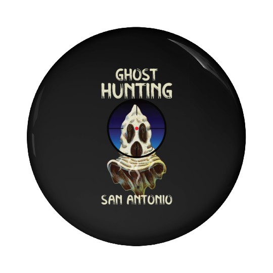 Paranormal Investigator San Antonio Hunter Ghost Pin Buttons