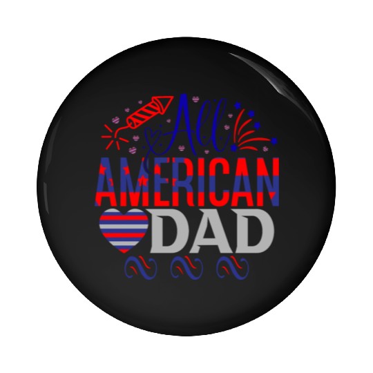 American dad Pin Buttons