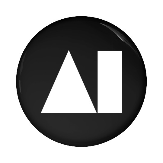 AI Artificial Intelligence Computer Science Pin Buttons