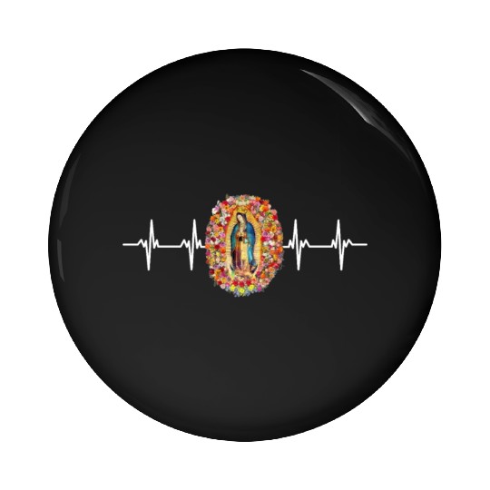 Our Lady Of Guadalupe Virgin Mary Pin Buttons