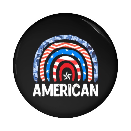 American Patriots Independence Day USA Party Pin Buttons