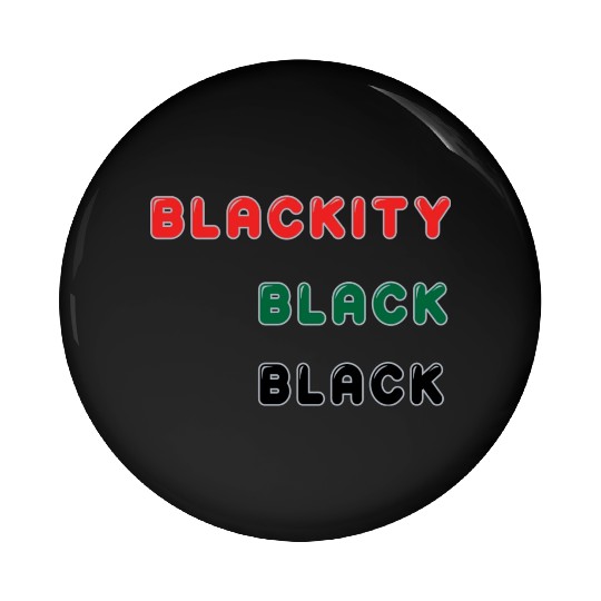 Blackity Black Black Pin Buttons