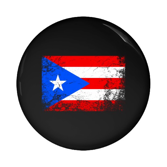 Puerto Rico National Flag Pin Buttons