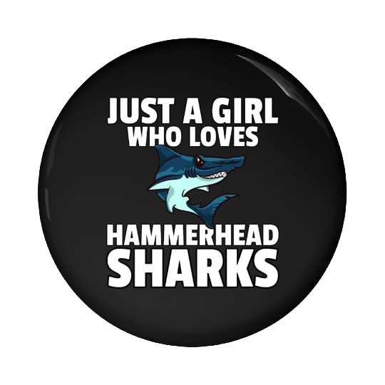 Hammerhead Shark Pin Buttons