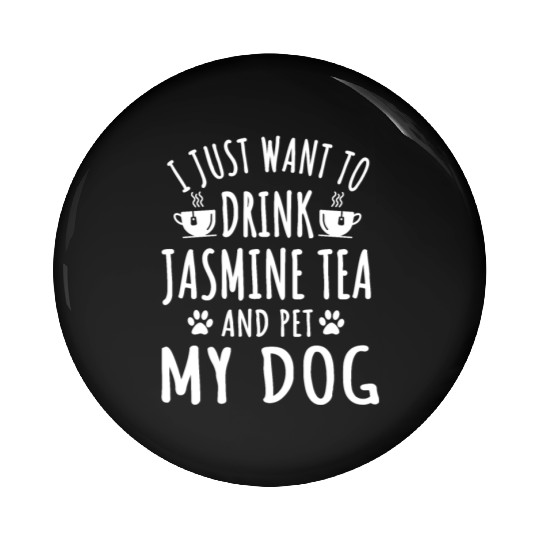 Jasmine Tea And Dog Outfit Dogs Owner Pin Buttons