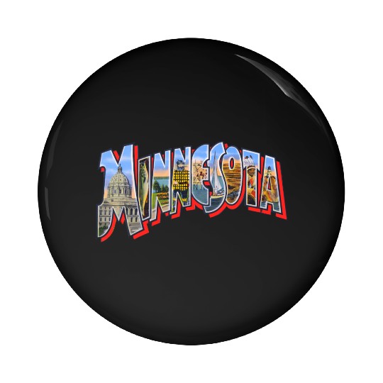 Minnesota Mn Pin Buttons