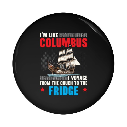 Christopher Columbus Italian American Columbus Day Pin Buttons