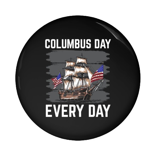 Christopher Columbus Italian American Columbus Day Pin Buttons