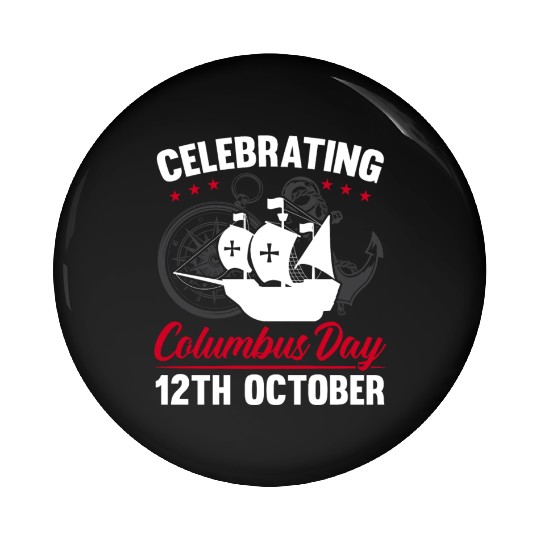 Christopher Columbus Italian American Columbus Day Pin Buttons