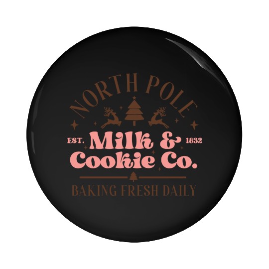 North Pole Milk Cookie Co tumblr green Pin Buttons