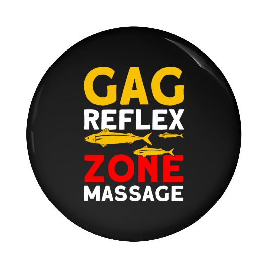 Gag Reflex Zone Massage Swedish Surstrmming stars Pin Buttons
