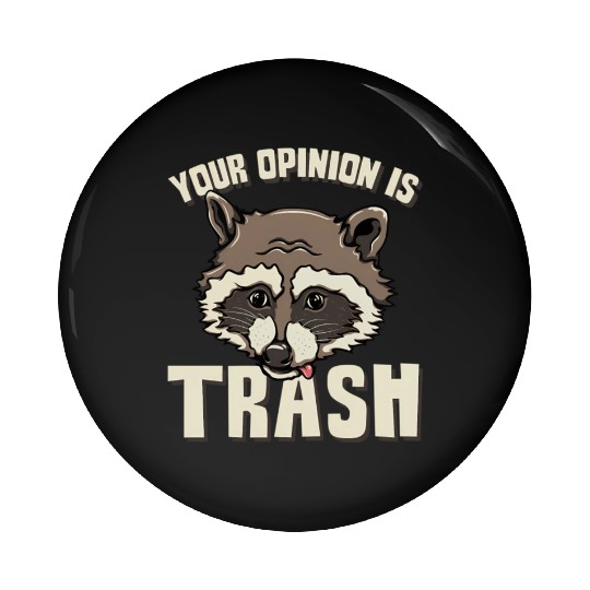 Raccoon Trash Panda Meme Garbage Humor Pin Buttons