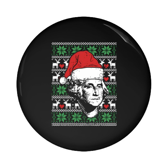 Ugly George Washington Patriotic President Pin Buttons