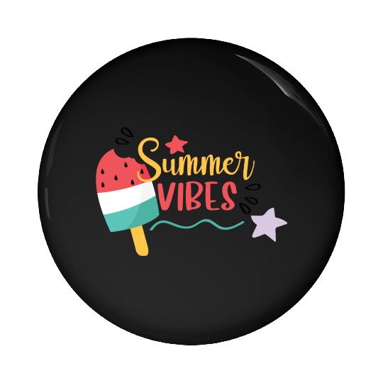 Summer Vibes Pin Buttons
