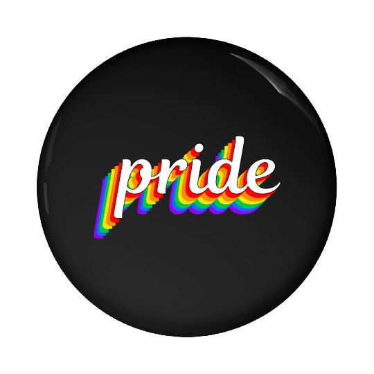 Happy Pride Rainbow Multi Color Gay Lesbian Lgbtq Pin Buttons