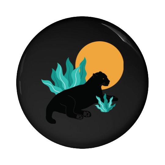 Sunday Chillout With Black Panther Pin Buttons