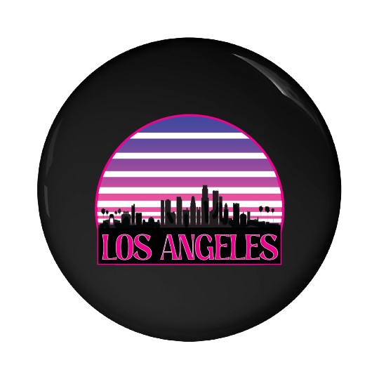 LOSANGELES CIRCLE striped Pin Buttons