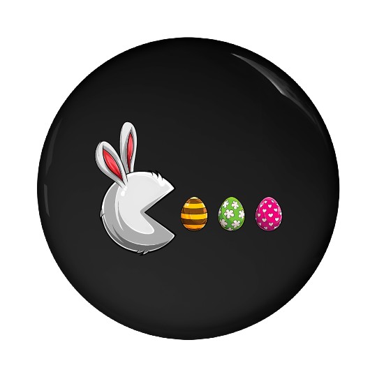 Happy Easter Day Bunny Egg Easter Pin Buttons