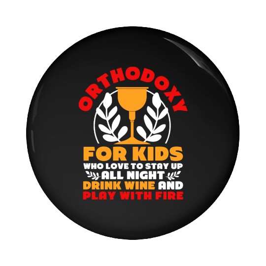 Orthodox Pin Buttons