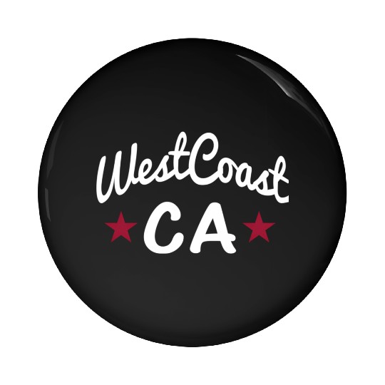 California West Coast Pin Buttons