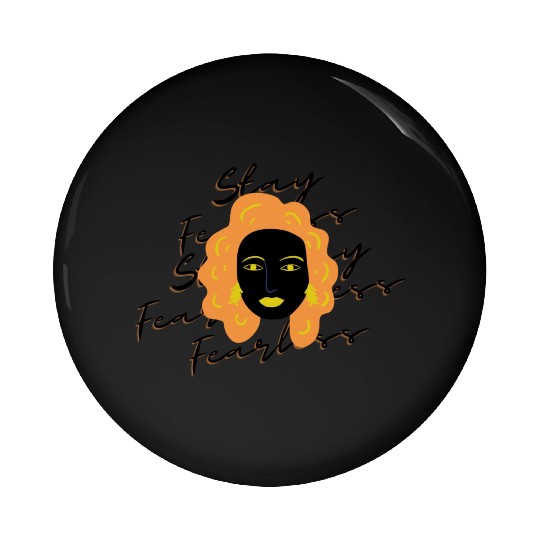 Fearless Beauty: The Fearless Woman Pin Buttons