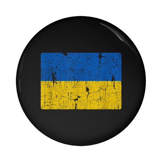 Ukrainian Flag Of Ukraine Style Pin Buttons