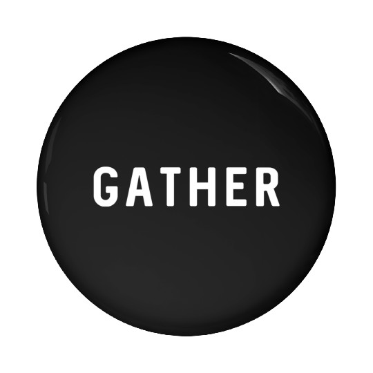 Gather Positive Statement Word Of The Year Pin Buttons