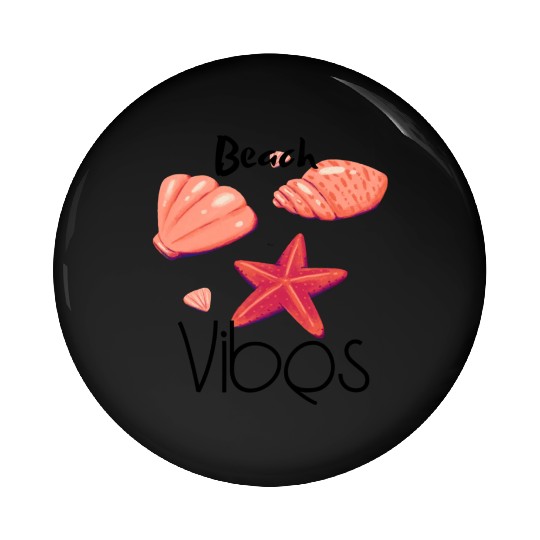 "Beach Vibes Pin Buttons: Embrace the Sun and Sand!"