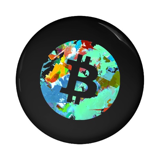 Bitcoin Coin-Crypto Circle Pin Buttons