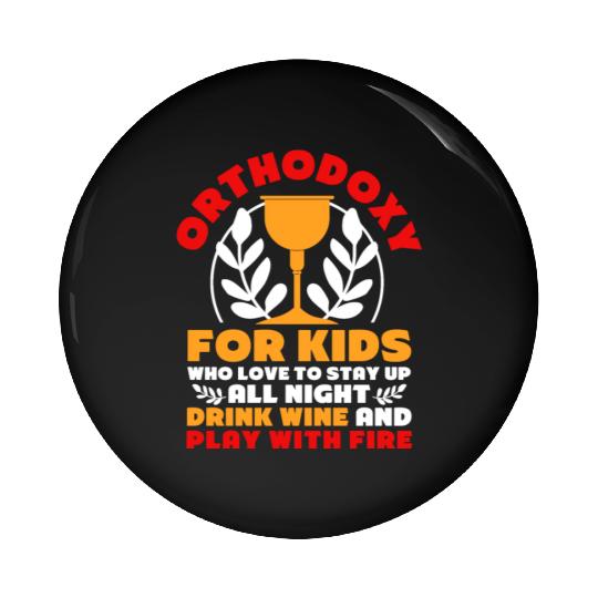 Orthodox Pin Buttons