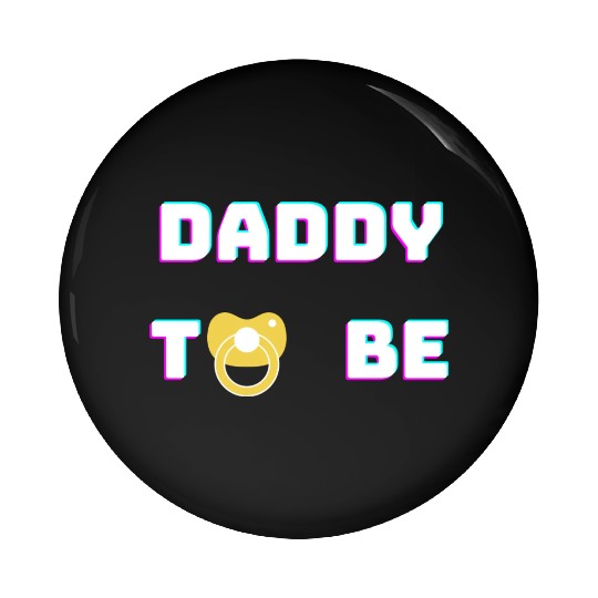Daddy To Be green Pin Buttons