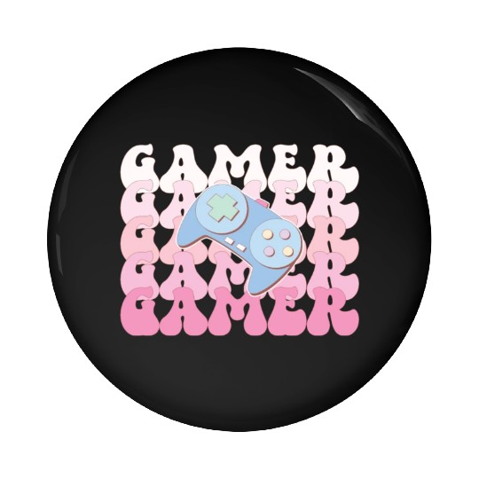 Gamer, Happy Game Day Pin Buttons