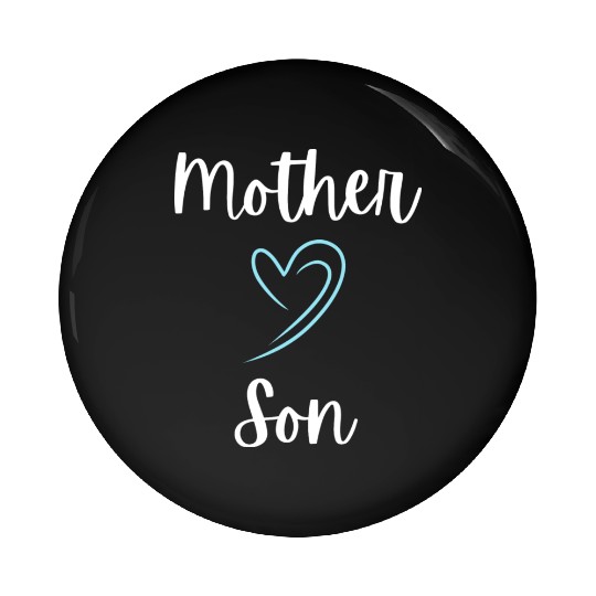 Mother Son Bond Pin Buttons