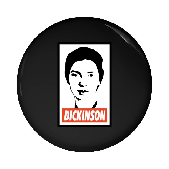 Emily Dickinson Pin Buttons