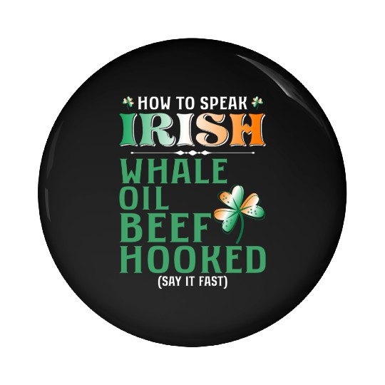 How To Speak Irish Pin Buttons