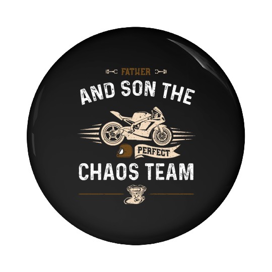 Father And Son The Perfect Chaos... Pin Buttons